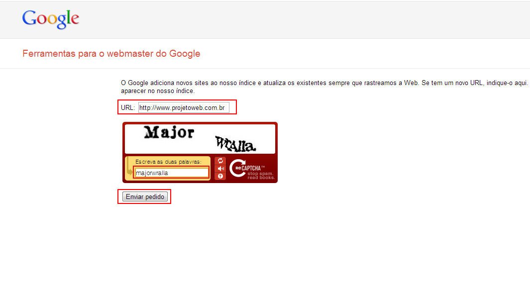 Cadastrar seu Site no Google