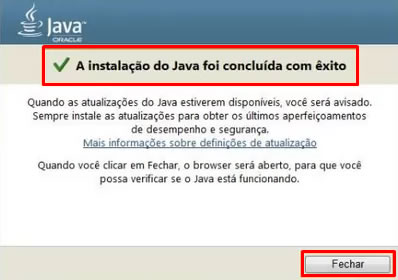 Realizar instalação do Java