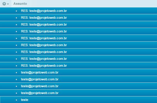 Como esvaziar a caixa do Webmail