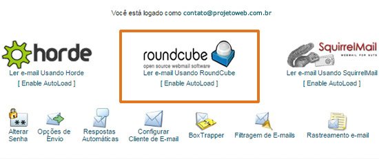 Como limpar a caixa de entrada do Webmail