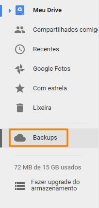 Como gerenciar backup no google drive Como gerenciar backup no google drive