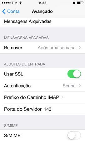 Configurar E-mail no Ipad