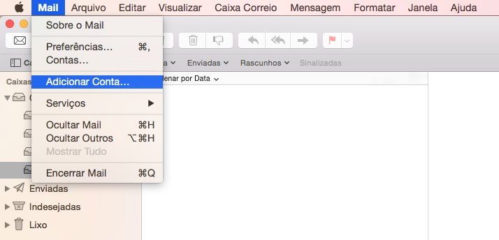 Configuração de E-mail Mac