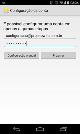Configurar E-mail Android
