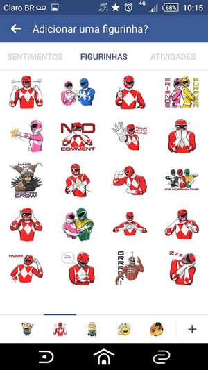 Criando uma postagem com figurinha no Facebook Criando uma postagem com figurinha no Facebook