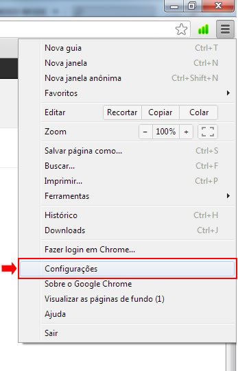 Como Limpar Cache do Navegador Google Chrome