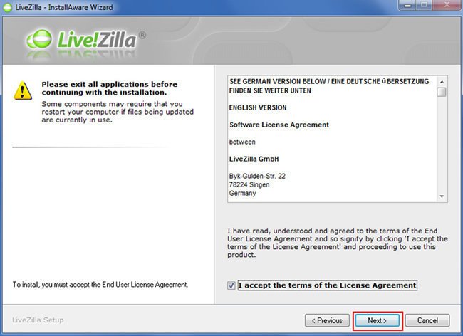 Configurar Chat LiveZilla Configurar Chat LiveZilla