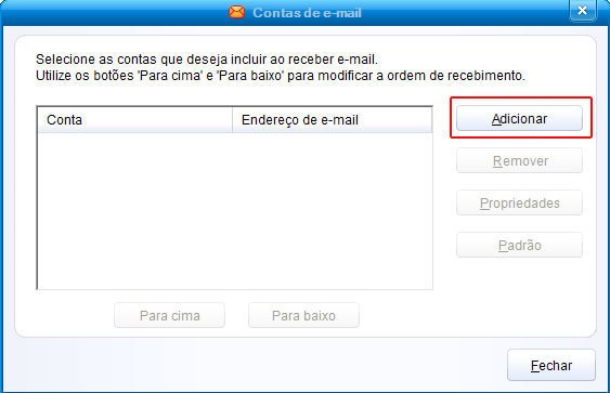 Configurar Contas de Email IncrediMail