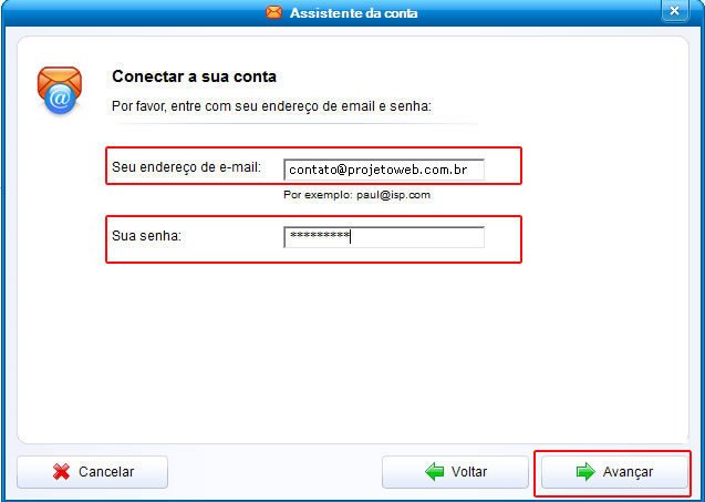 Configurar Email IncrediMail