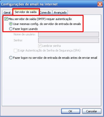 Configurar contas de email no Microsoft Outlook 2007