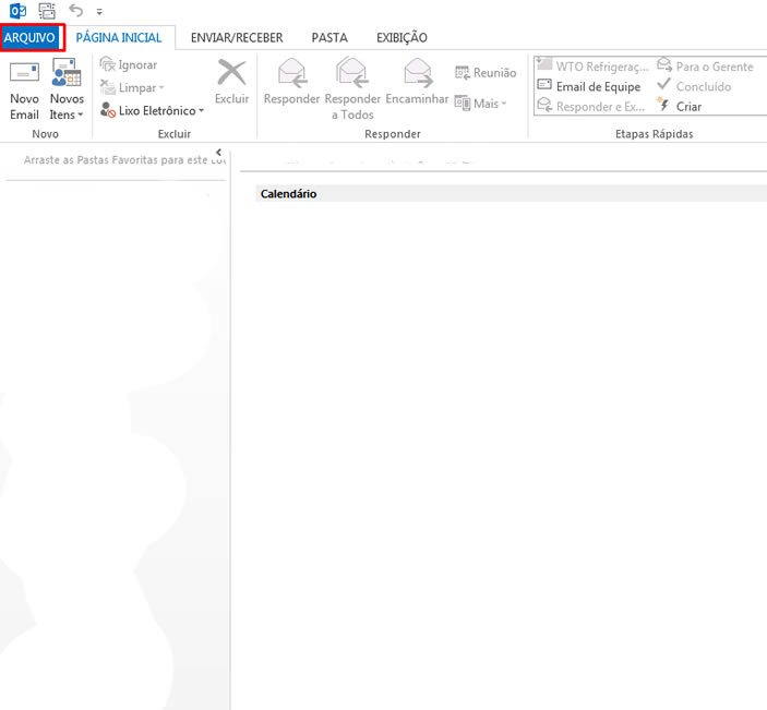 Configurar Conta Email Outlook 2013