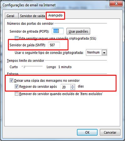Configurar Conta Microsoft Outlook 2013