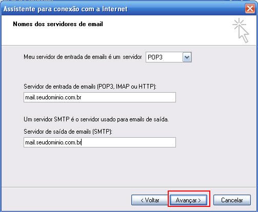 Configurar Contas de Email