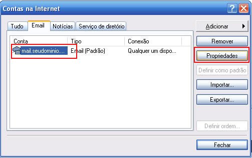 Contas de Email