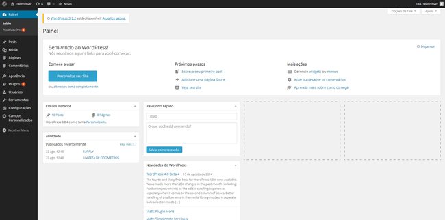 Acesso área Restrita Wordpress