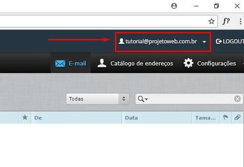 Trocar a Senha do Webmail